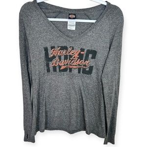 Harley Davidson Women’s Gray Long Sleeve St.Pete